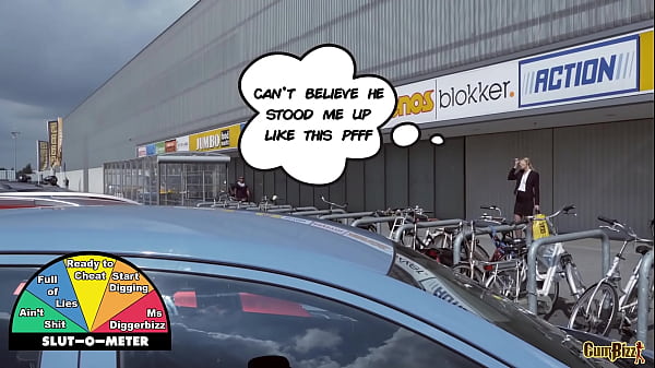 Dutch Goldigger Takes BBC Backdoor Testicles Penetrating