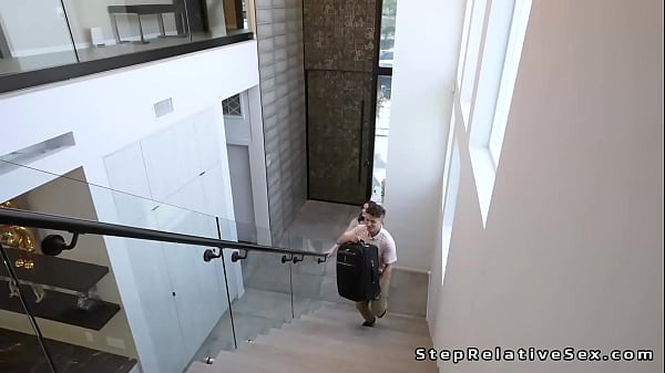 Thick Shaft Guy Welcomes And Bangs Stepcousin In The Bathroom