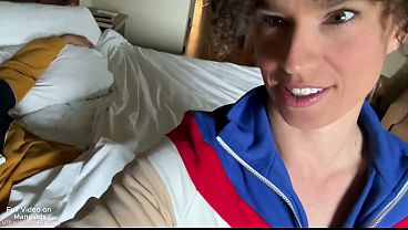 Stepmommy & Stepson Secret Hotel Drill On Vacation - Caught In The Act