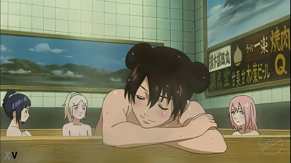 Naruto Shippuden Episodio 311 Escena Del Baño│Sin Censura│4k Ai Mejorado 2K 60FPS