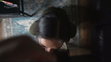 Slobbery Asian Oral And Hand Work ENORMOUS CUMSHOT IN MAW