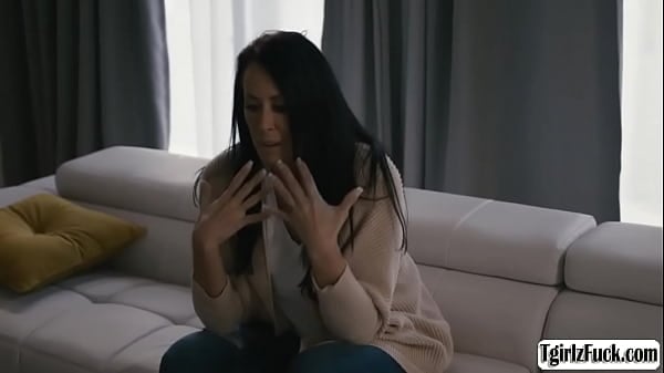 Transsexual Natalie Mars Slams Female Dormmates Snatch Vigorous