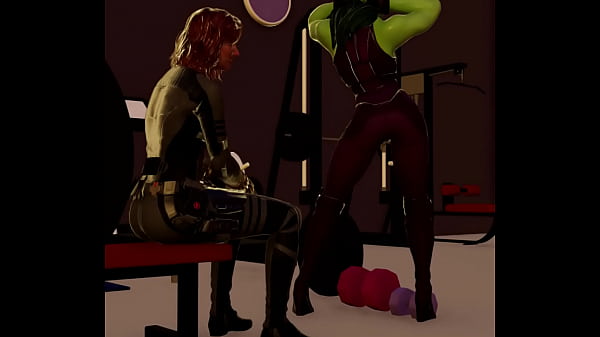 She Hulk Jiggle Test For Black Widow