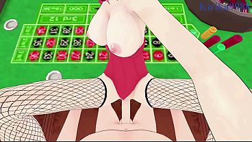 Sakura Miko (Bunny Hottie) And Houshou Marine (Bunny Honey) Intense Sex. - Hololive VTuber POV Hentai