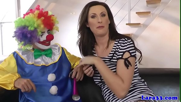 Bizarre British Mature Pussy Fucked By Clown