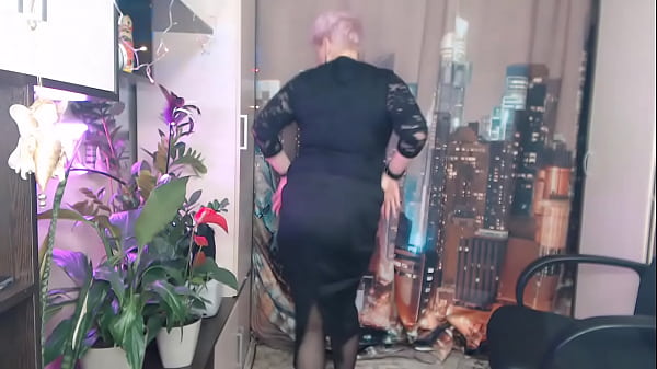 Hot Dancing Sensual Mom, As Well As Her Solo Self-pleasure With Her Stems Wide Apart.!.