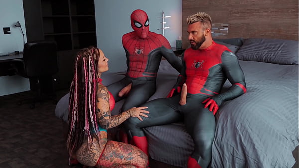 Pawg Spider-Girl With Huge Boobs Gets Vigorous Rough DP - Mandi Cat, Alfie, Steve Rickz