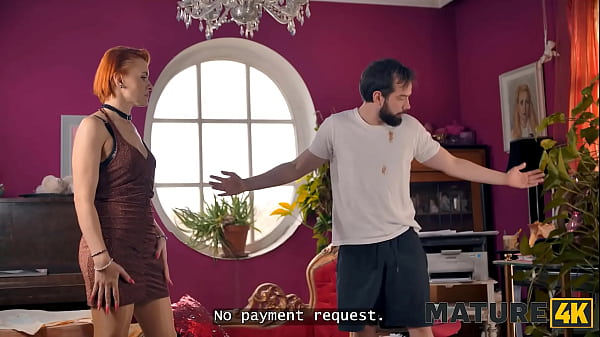 MATURE4K. Redhead Haven't Had Sex For A While And Managed To Tempt Her Neighbour
