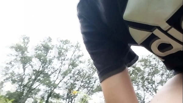 Jon Arteen, A Gay Asian Twink, Is Dressed In An Adidas T-shirt, Sexy Huffs, White Socks, And Duramo Sneakers. He Jacks Off His Shaved Boner And Ejaculates Juicy Load Outdoors.