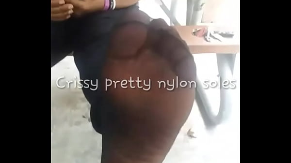 Crissy Adult Nylon Feet At The Park