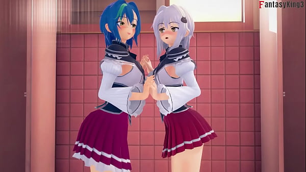 Koneko And Xenovia Yuri Bathroom | HS DXD NTR Madness 2 | Watch Full 1hr Movie On Sheer & PTRN: Fantasyking3