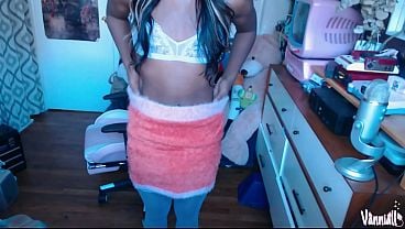 Sexy Black Trans Gal Vanniall Goons In Lingerie