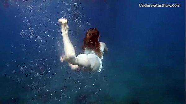 Youthful Nymphos Swim Undressed And Alone