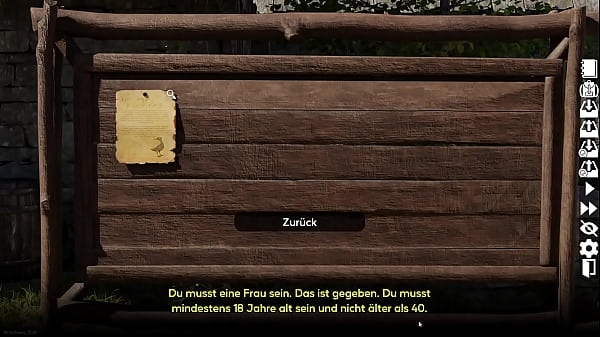 Gameplay Corruption Town | Visual Novel | EA (0.9) #2 Erster Tag Als Bardame