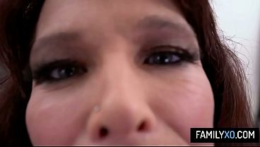 Auburn-haired Stepmom Stepmama Syren De Mer Gets Her Snatch And Rear Railed By Stepson After The Divorce