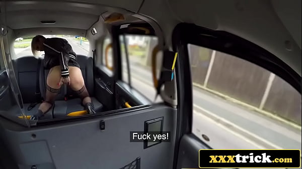 Backseat Butt Sex Adventure With A Stacked Blonde Bimbo In A Taxi