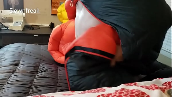 Grinding North Face Inferno -40 Sleepingbag And Blanketting In Spunk