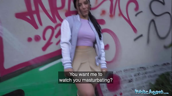 Public Agent She Is Masturbating In Public And In Crave Of A Massive Cock