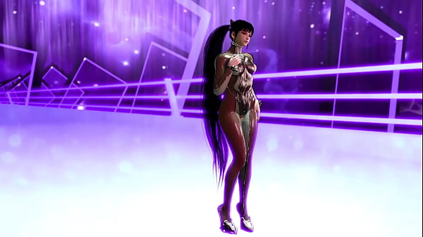 Bashful Asian Eve Dances In Crotchless Bodysuit As Reward For 100% Completion