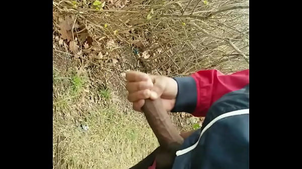 Huge Black Shaft Goes Hiking