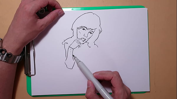 Drawing Technique , Female Figure , Process Arousing Sketching
