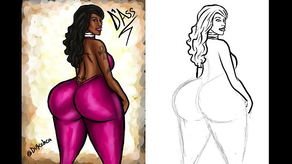 Thick Ass Cherokee D Rear Illustration