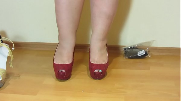 Erotic Sole Kink From Exquisite Bbw. Nylon, High-heeled Shoes And A Pedicure.
