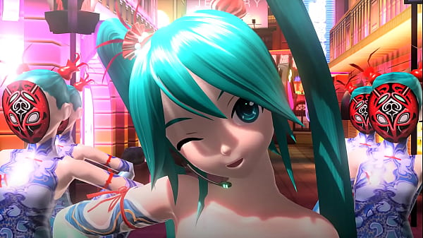 Vocaloid Miku And Luka Stripped Dance - World's End Dancehall