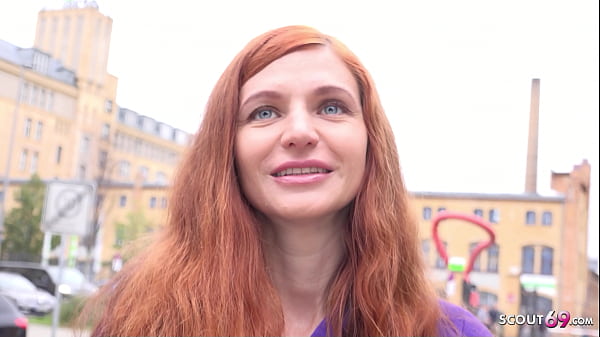 GERMAN SCOUT - Svelte Ginger Ukrainian Coed Lina Joy Pickup For Rough Casting Plow