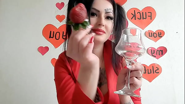 Happy Valentine's Day! Dominatrix Nika Congratulates You And Offers You A Present.