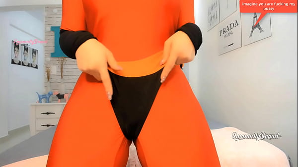 Elastigirl Fantasy Outfit Thick Rear And Thick Ass Latina Babe Joi, Work Off Instructions With A Cumming Dildo, Load Swallower, Dare You To Don't Spooge!!!!