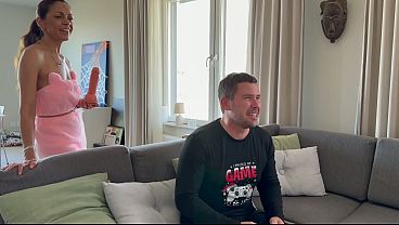 Faultless Hotwife: I Get To Hammer Her Rear If I Win Against Her Playing Video Games