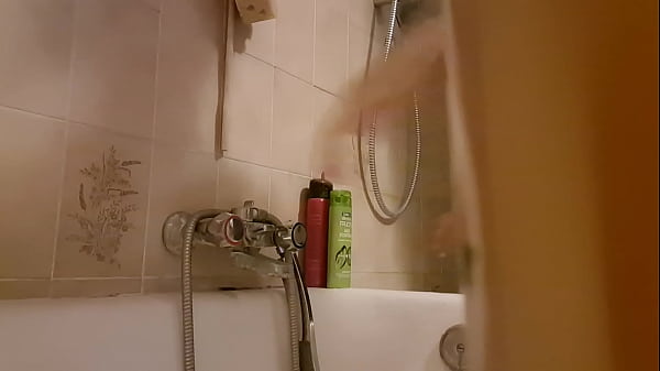 Spying On Your Lovely Italian Stepmommy In The Shower You Are Such A Lucky Stepson!