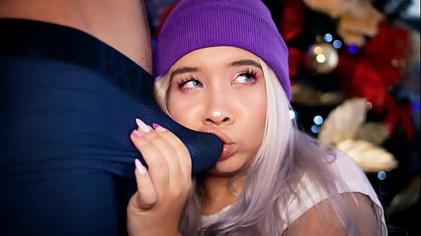 Fervent Golden-haired Cherishes Singing With Her Boyfriend's Microphone