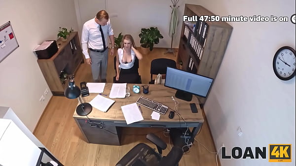 LOAN4K. Blonde Chick Came To Get A Loan And Got A Gigantic Dick In Her Lips Instead