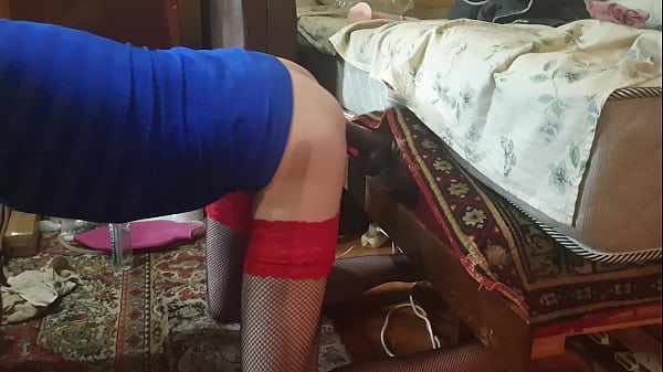 Sissy Bitch Bounce BBC Dildo