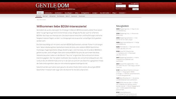 BDSM-Interview: Interview Mit Gentledom.de – Die Kostenlose & Niveauvolle BDSM-Community