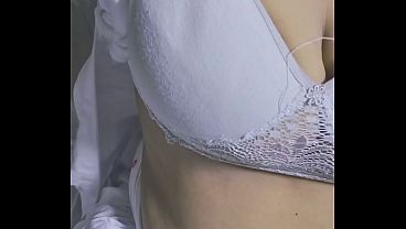 White Dress, Indian Desi Stepmama, Hot Mood, 9 Inch Dildo Slit Inside Water Out And Cool Bod Hindi Nasty Whispers IndianXxxQueen