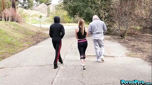 Cutie Hiker Leah Lee Bangs Two Strange Black Dudes