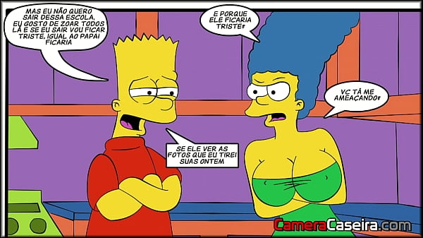 HQ Dos Simpsoons - Fodendo Gostoso E O Corno Pegou No Flagra