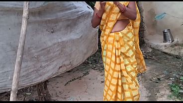 Indian Couple Smashing In Outdoor To Indoor