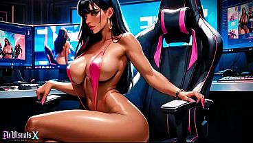 I Banged My Thicc Latina Streamer After Her Slingshot Bikini Stream — Titfuck, Drippy BJ & Creampie (4K AI Animation)