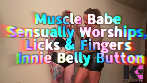 Muscle Hottie Sensually Serves, Slurps & Stuffs Innie Belly Button