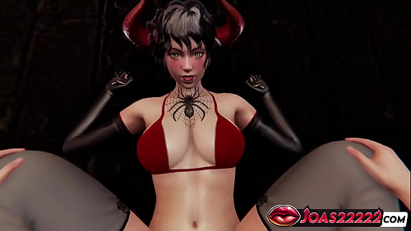 Sensual Devil Abelin With Tattoos In Scorching 3D Hentai - POV Missionary Sex, Lifting Tied Pose With Close-Up Views, Straddle Ride With Knocker Massage Inside Load