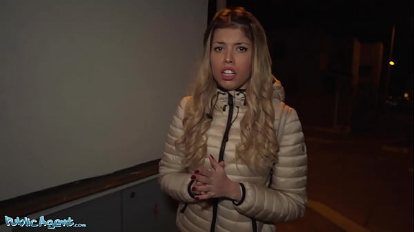 Public Agent Lost Spanish Hottie Macarena Lewis Banged In Garage