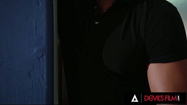 DEVILS FILM - Ana Foxxx Faps To Old Sex Tape Until Hubby Snatches Her And Rekindles Crazy Slam