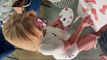 All Natural Massive Naturals Massive Butt Sexy Cougar Painter Craves Her Model To Masturbate For Her Own Pleasure While Painting Him