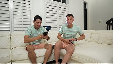 Sizzling Stepmommy Joins The Boys Night And Gets Double Stretched - Trailer