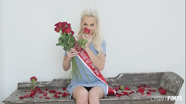 Slender Fair-haired Honey Elsa Jean Is Crowned Cherry Of The Year