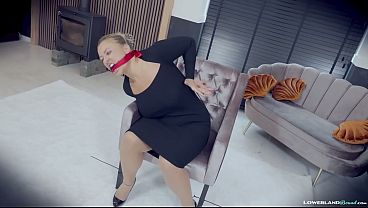 Beth - Multiple Gulps Put On And Bound On Chair